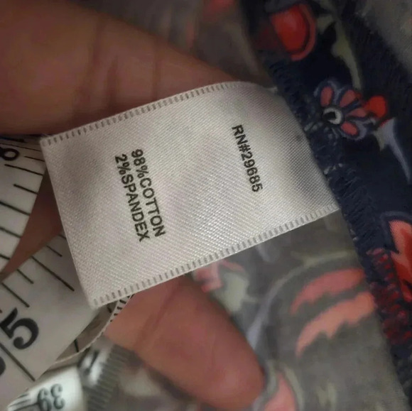 Pendleton Floral Full Zip Jacket Women's Size XL Pockets Stretch Cotton Blend - Picture 5 of 5